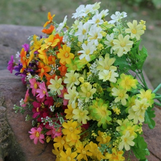 假花仿真花 28头跳兰菊新 田园小菊花
