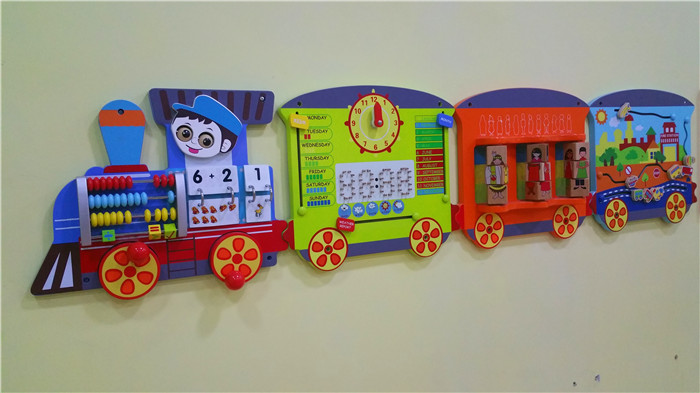 展馆风采--幼儿园小火车游戏