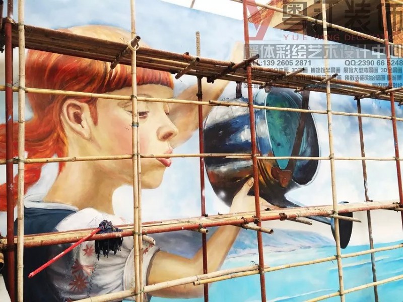 佛山东莞顺德中山珠海哪里有专业的墙体壁画公司价格便宜