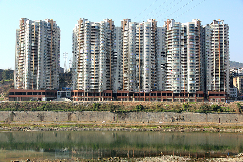 滨江风景群楼