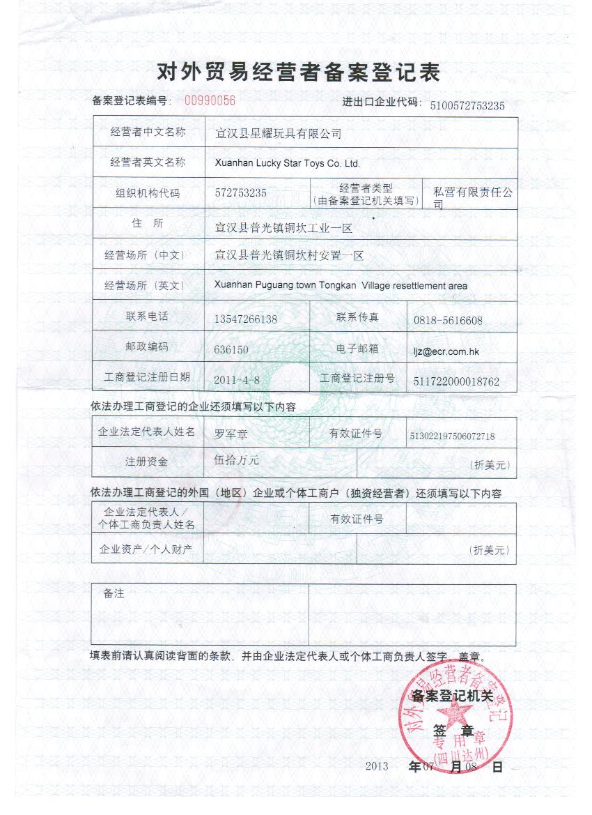 Foreign Trade Operator