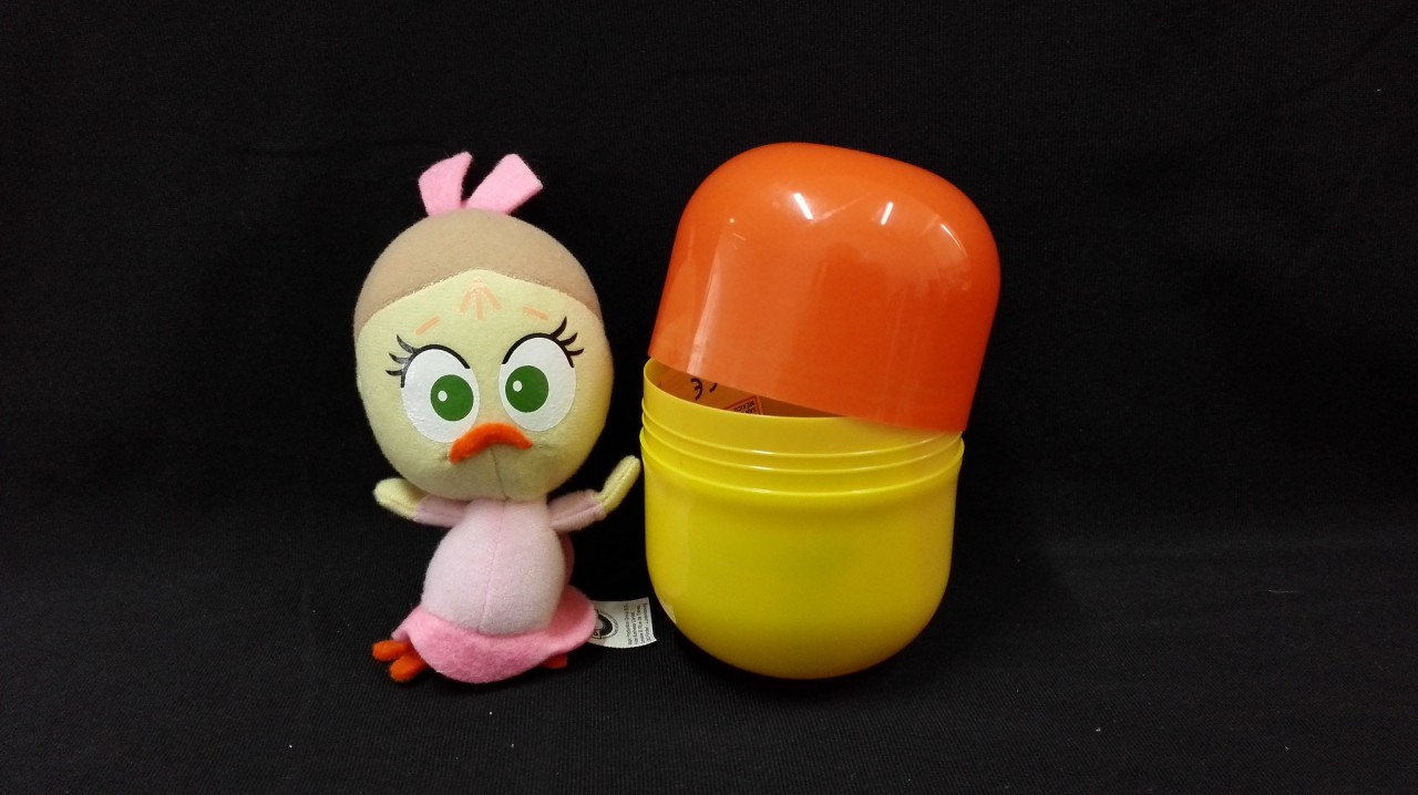 plush bird keychain