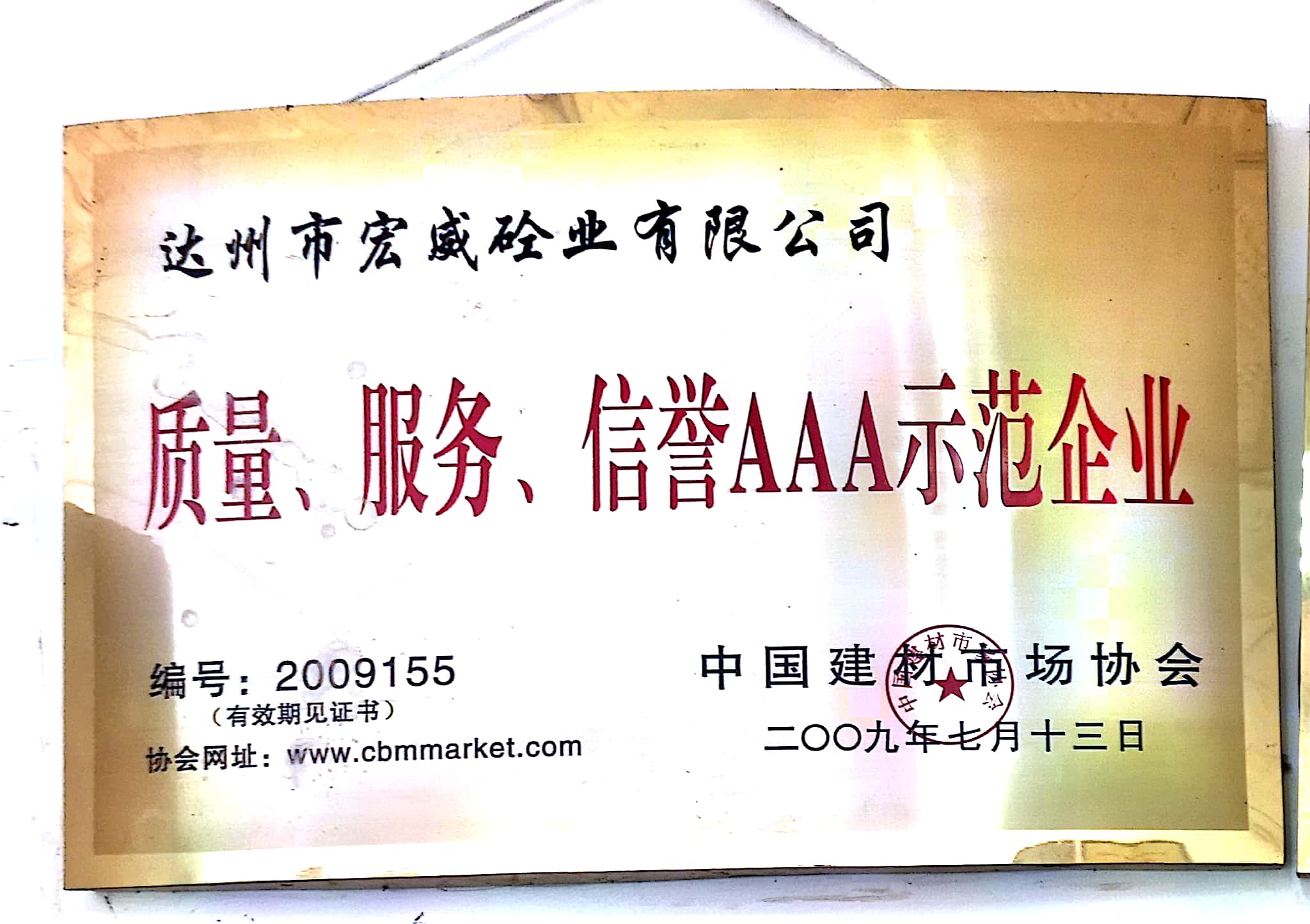 09建筑市场协会3A企业 (1)