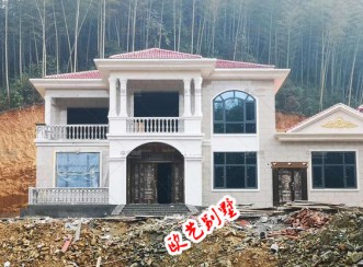 宣汉县二层欧式现代别墅案例展示