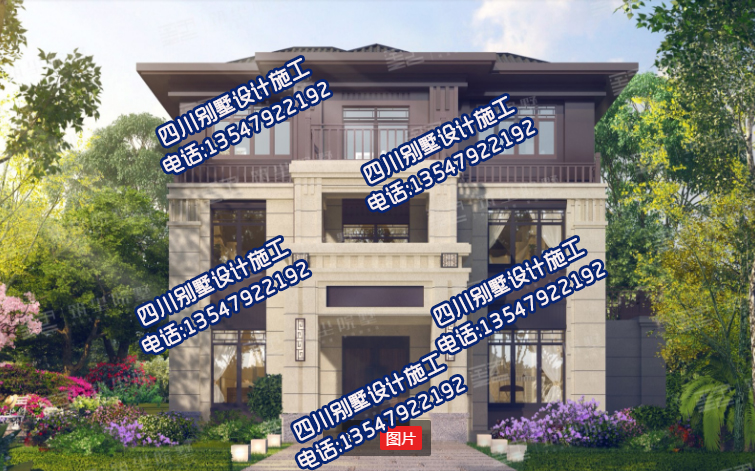 达州农村自建房新中式雅韵院墅系列·舒适款