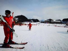 空中草原冬季滑雪